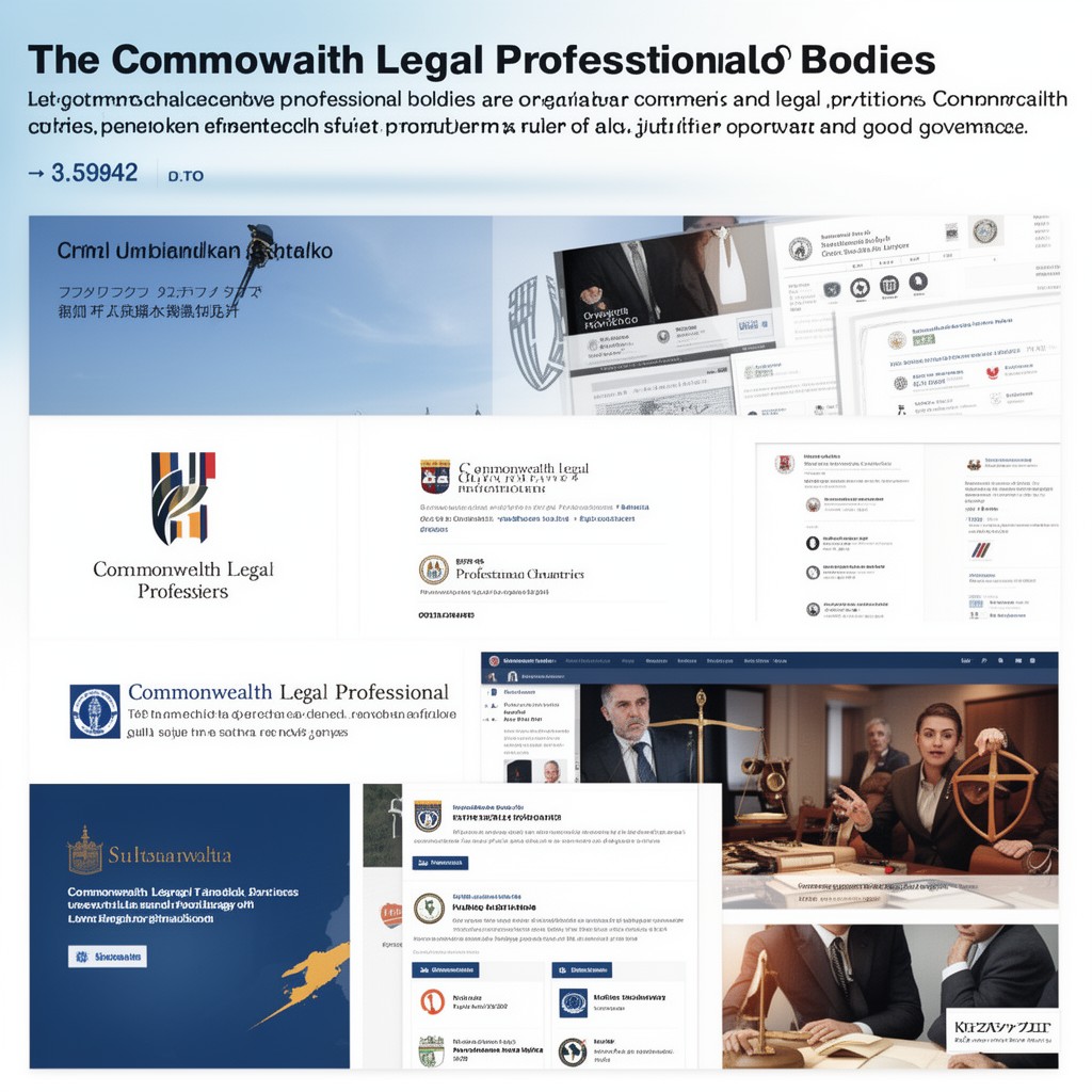 AI-generated illustration of Commonwealth legal professional bodies