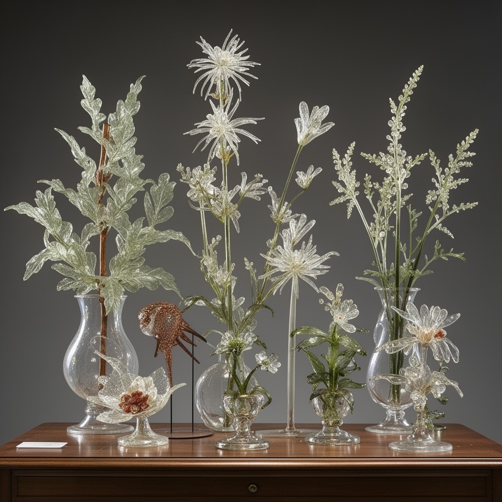 AI-generated illustration of Blaschka Glass Models of Plants