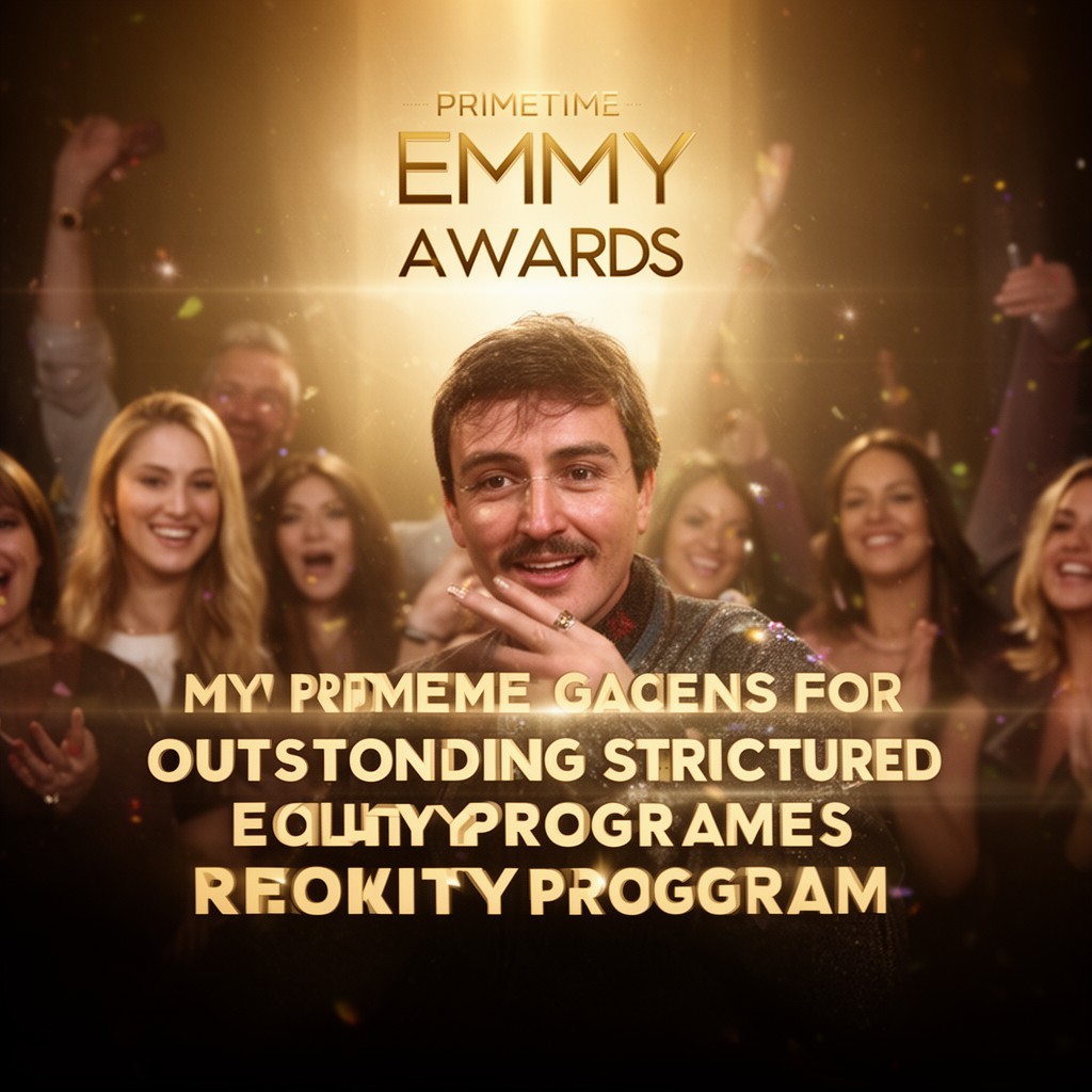 AI-generated illustration of Primetime Emmy Award for Outstanding Structured Reality Program