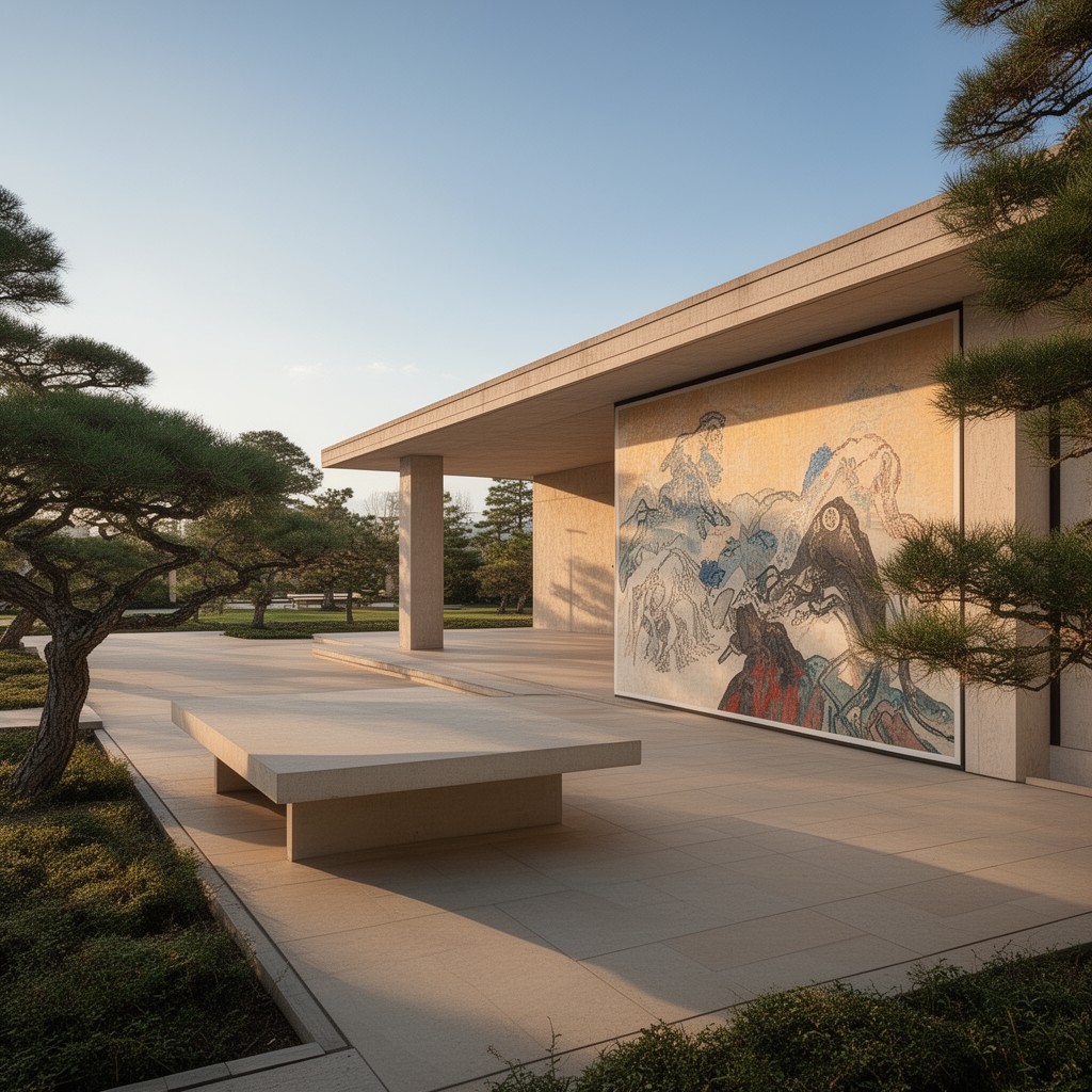 AI-generated illustration of Pavilion for Japanese Art