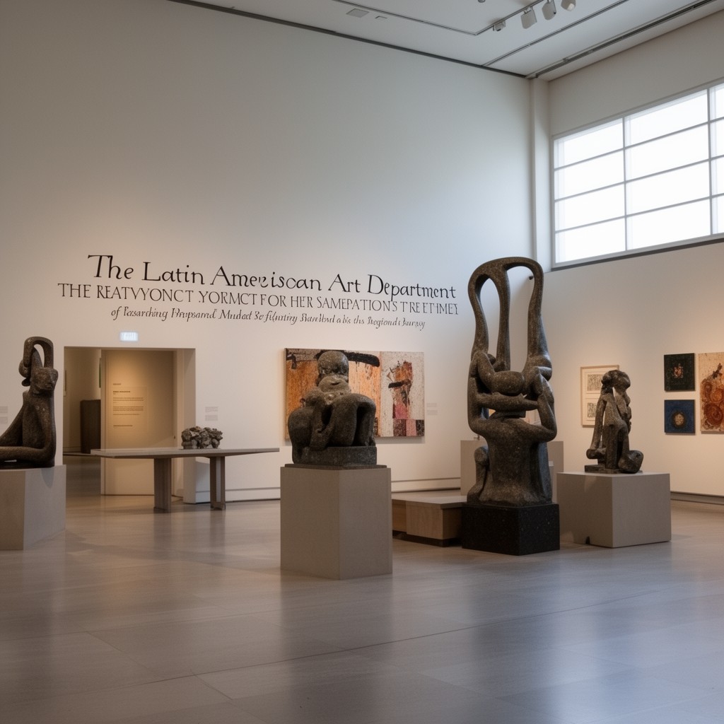 AI-generated illustration of Latin American Art Department