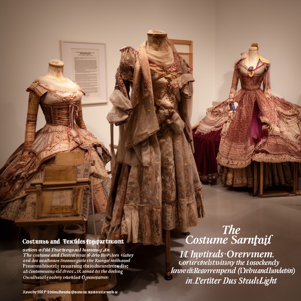AI-generated illustration of Costume and Textiles Department