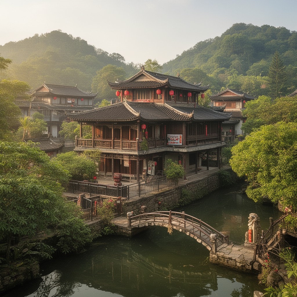 AI-generated illustration of Lingnan
