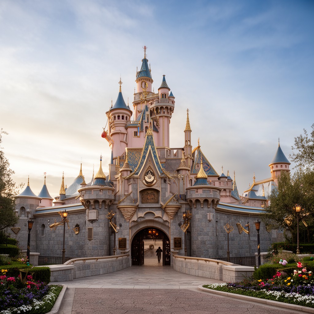 AI-generated illustration of Sleeping Beauty Castle