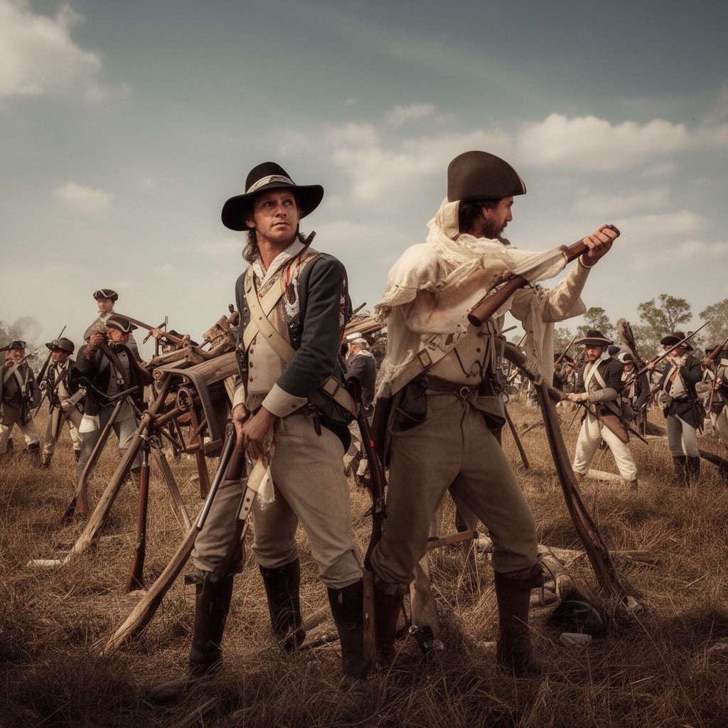 AI-generated illustration of Patriot (American Revolution)