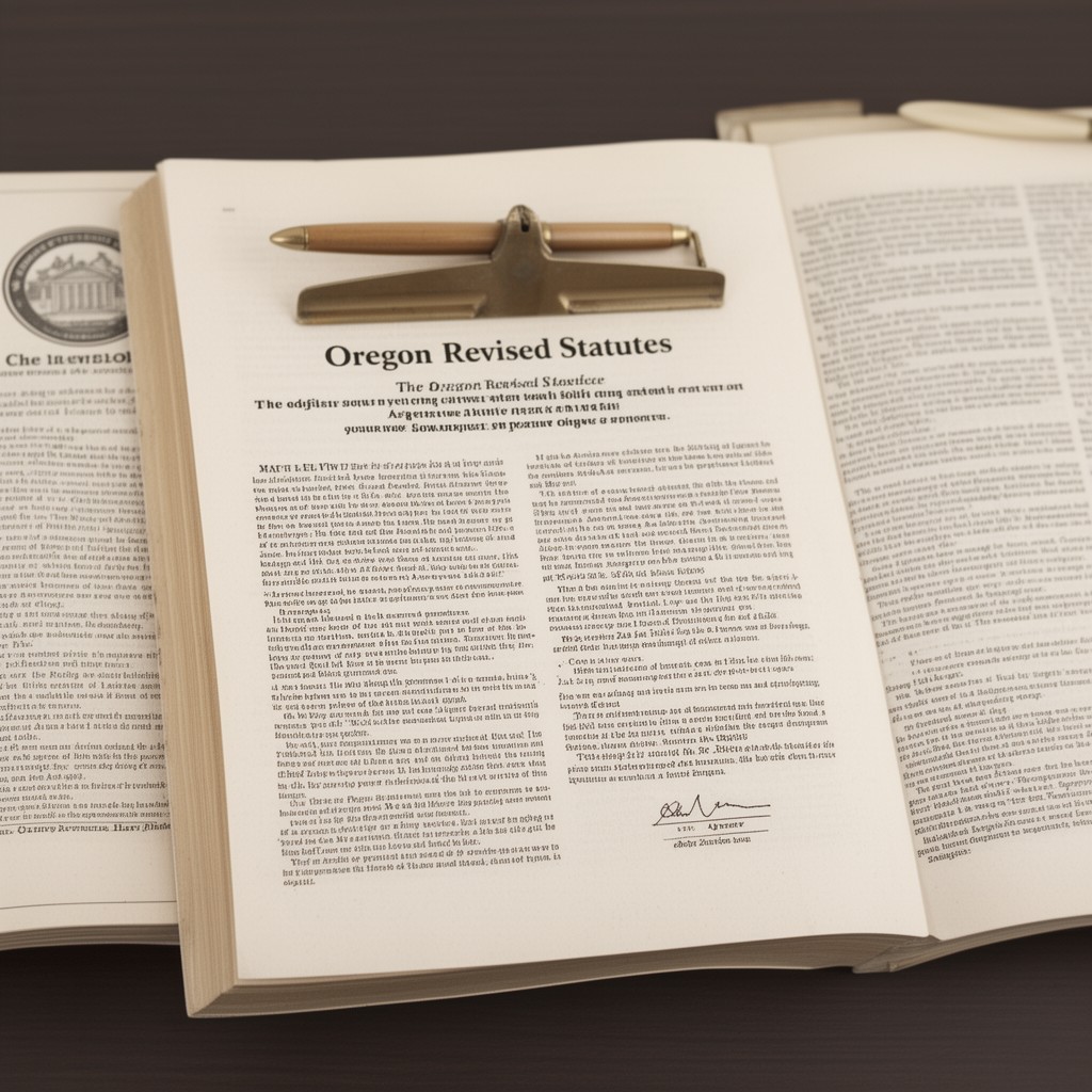 AI-generated illustration of Oregon Revised Statutes