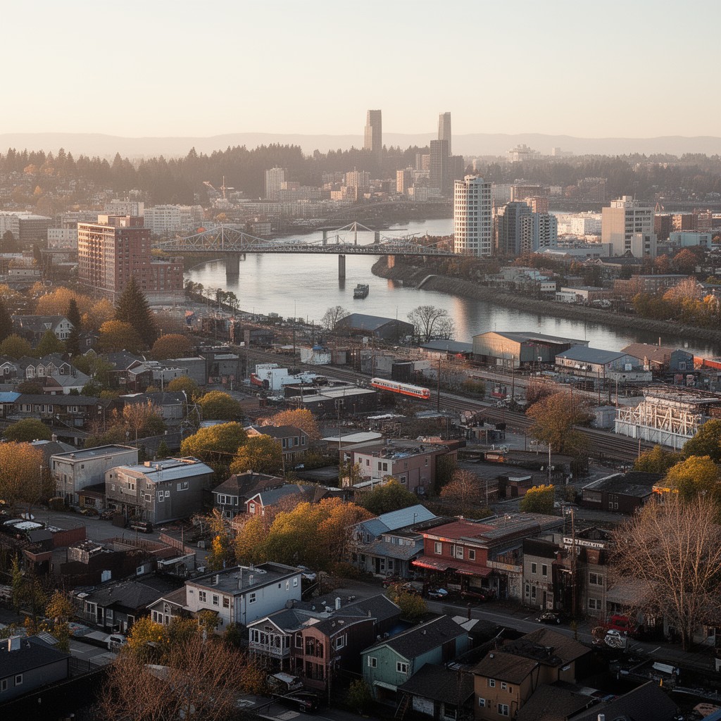 AI-generated illustration of North Portland
