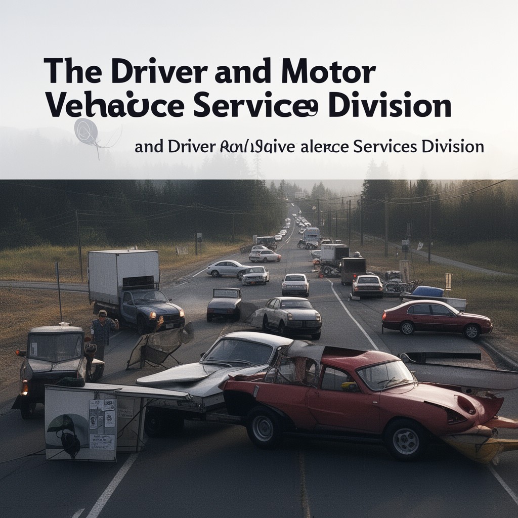 AI-generated illustration of driver and motor vehicle services division