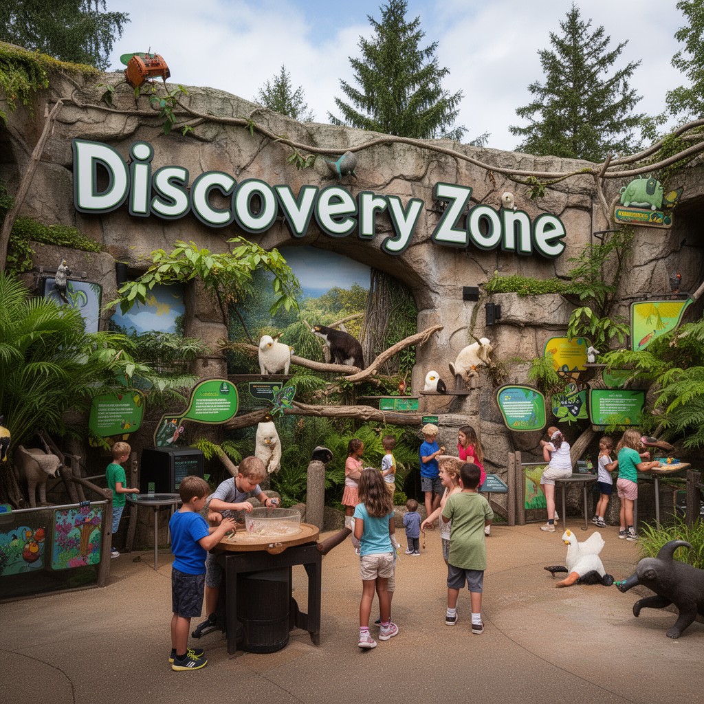 AI-generated illustration of Discovery Zone