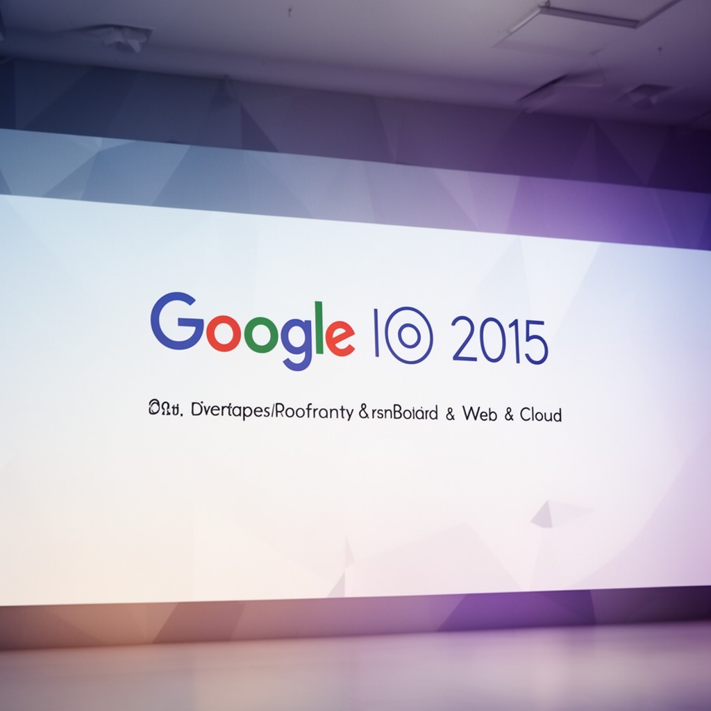 AI-generated illustration of Google I/O 2015
