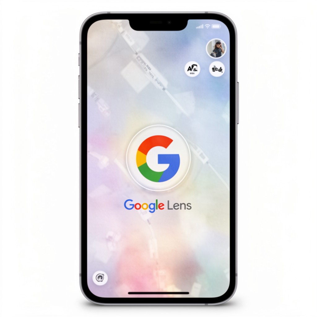 AI-generated illustration of Google Lens