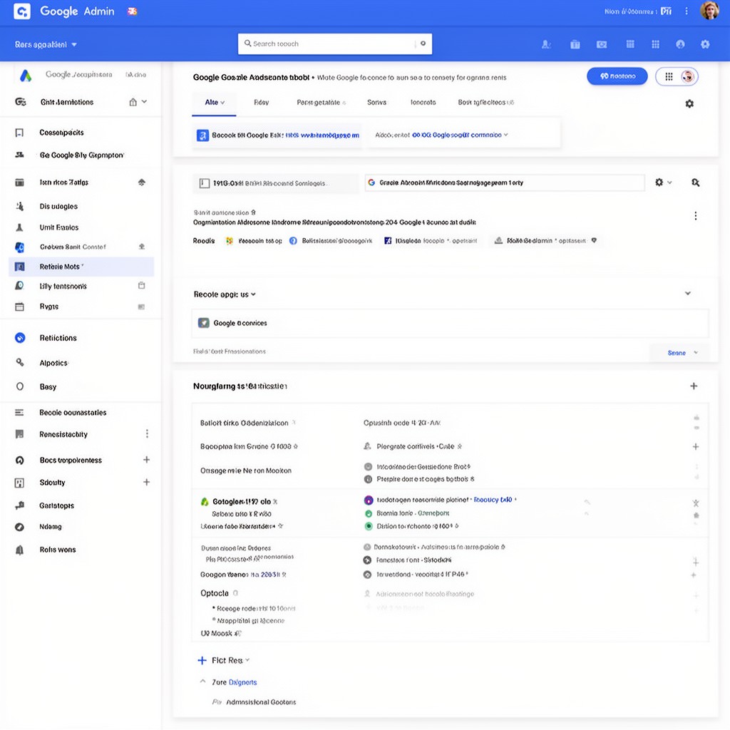 AI-generated illustration of Google Admin console
