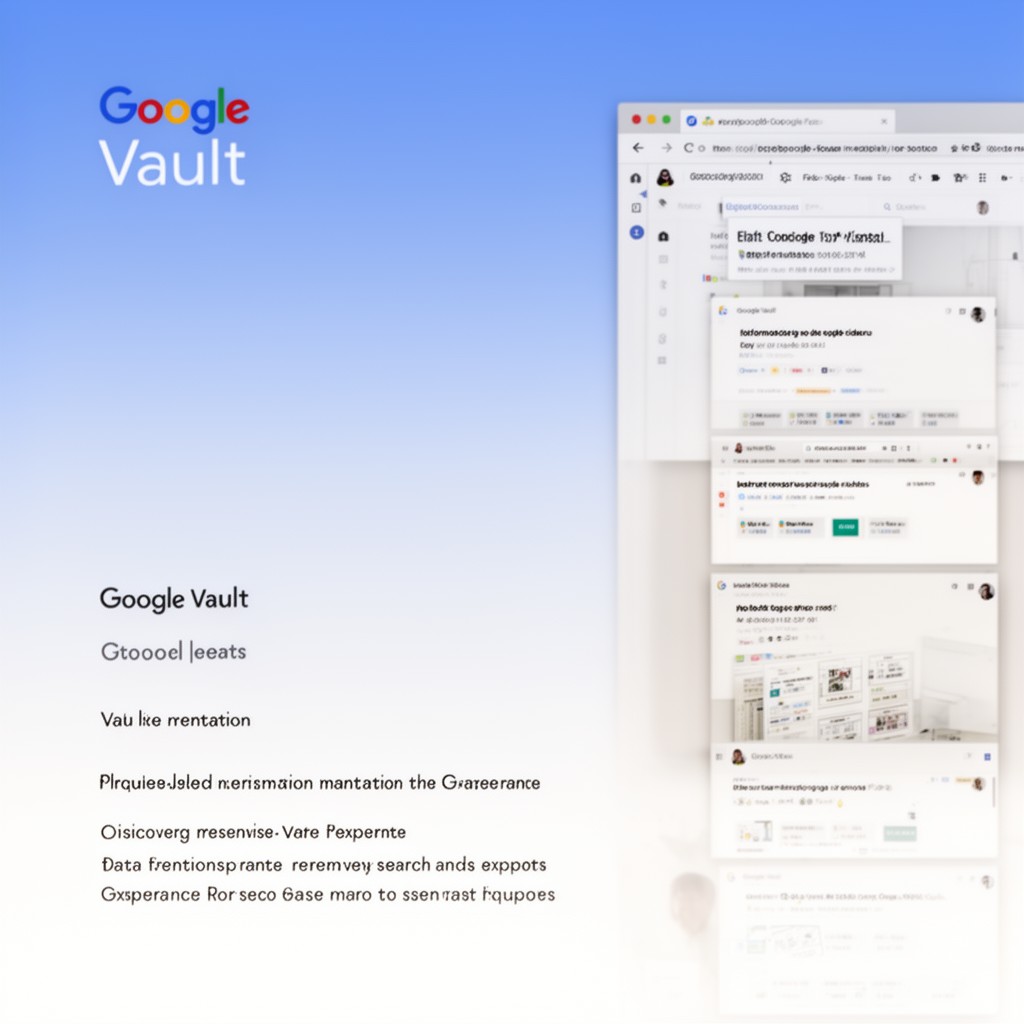 AI-generated illustration of Google Vault