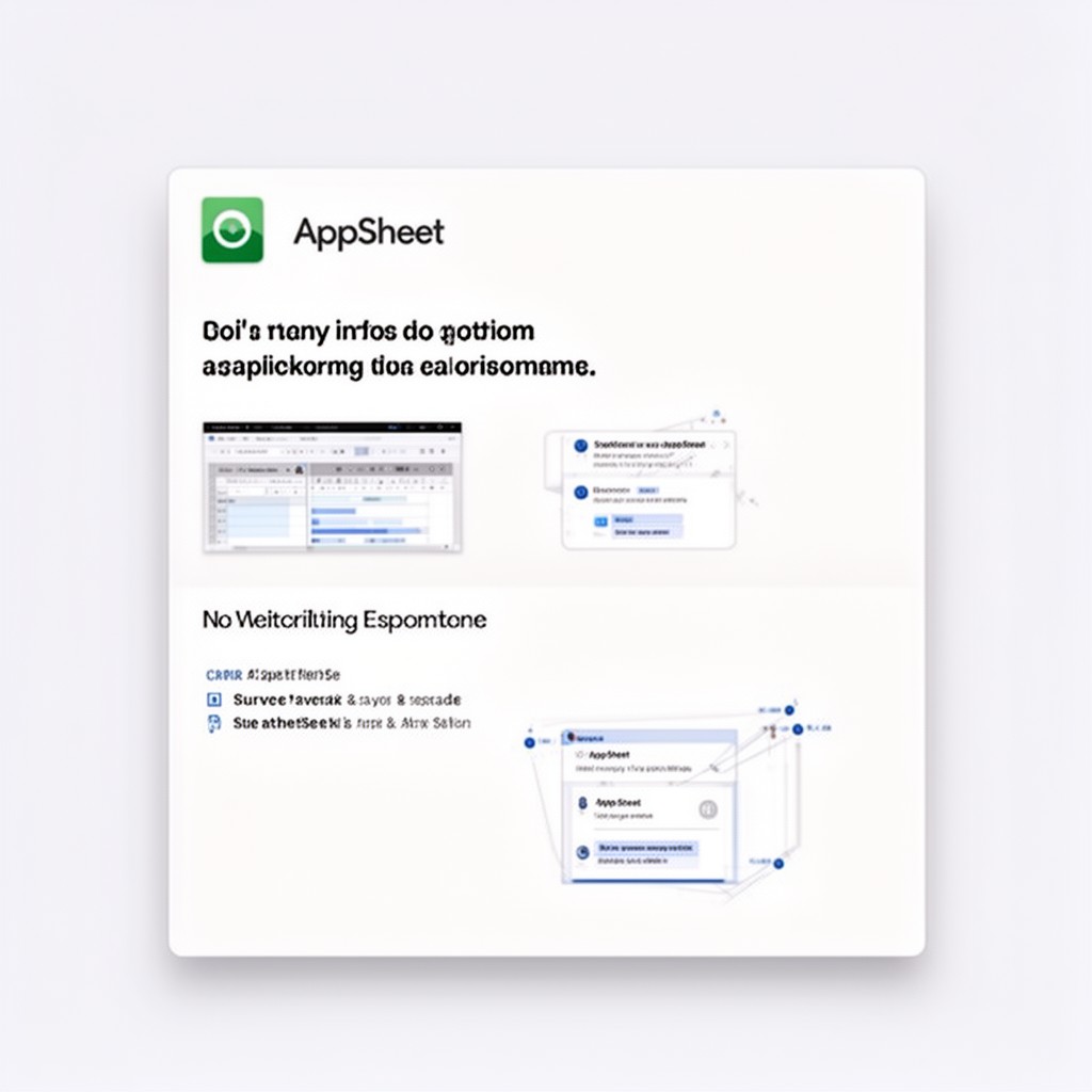 AI-generated illustration of AppSheet