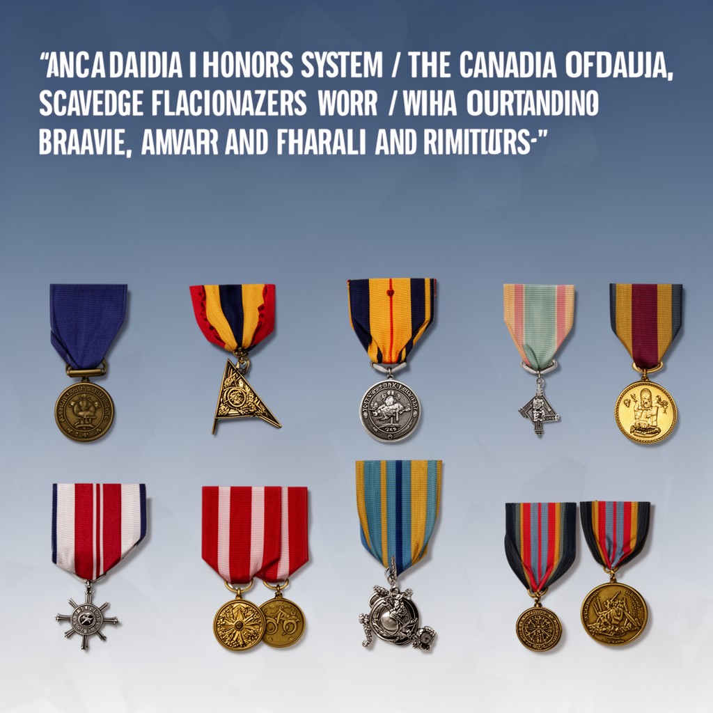 AI-generated illustration of Canadian Honours System