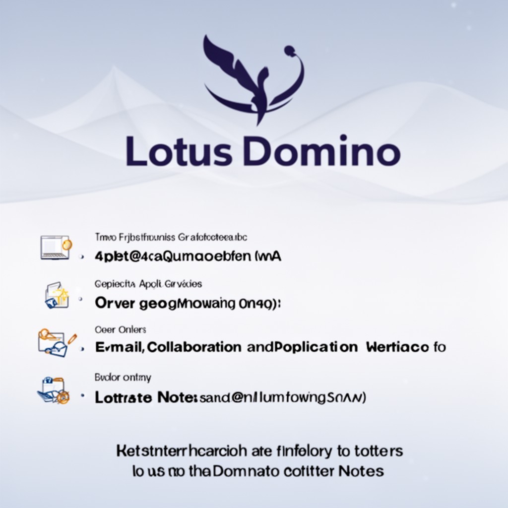 AI-generated illustration of Lotus Domino