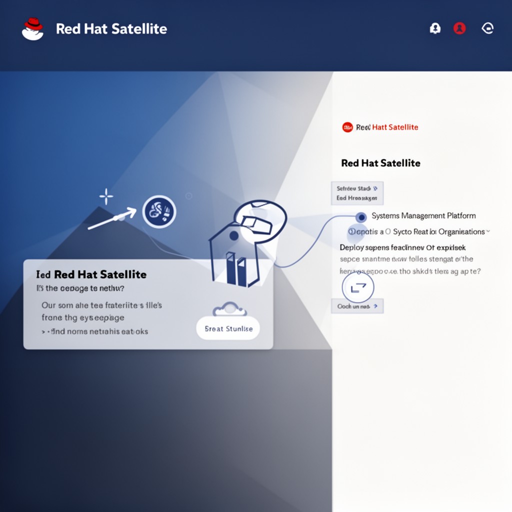 AI-generated illustration of Red Hat Satellite