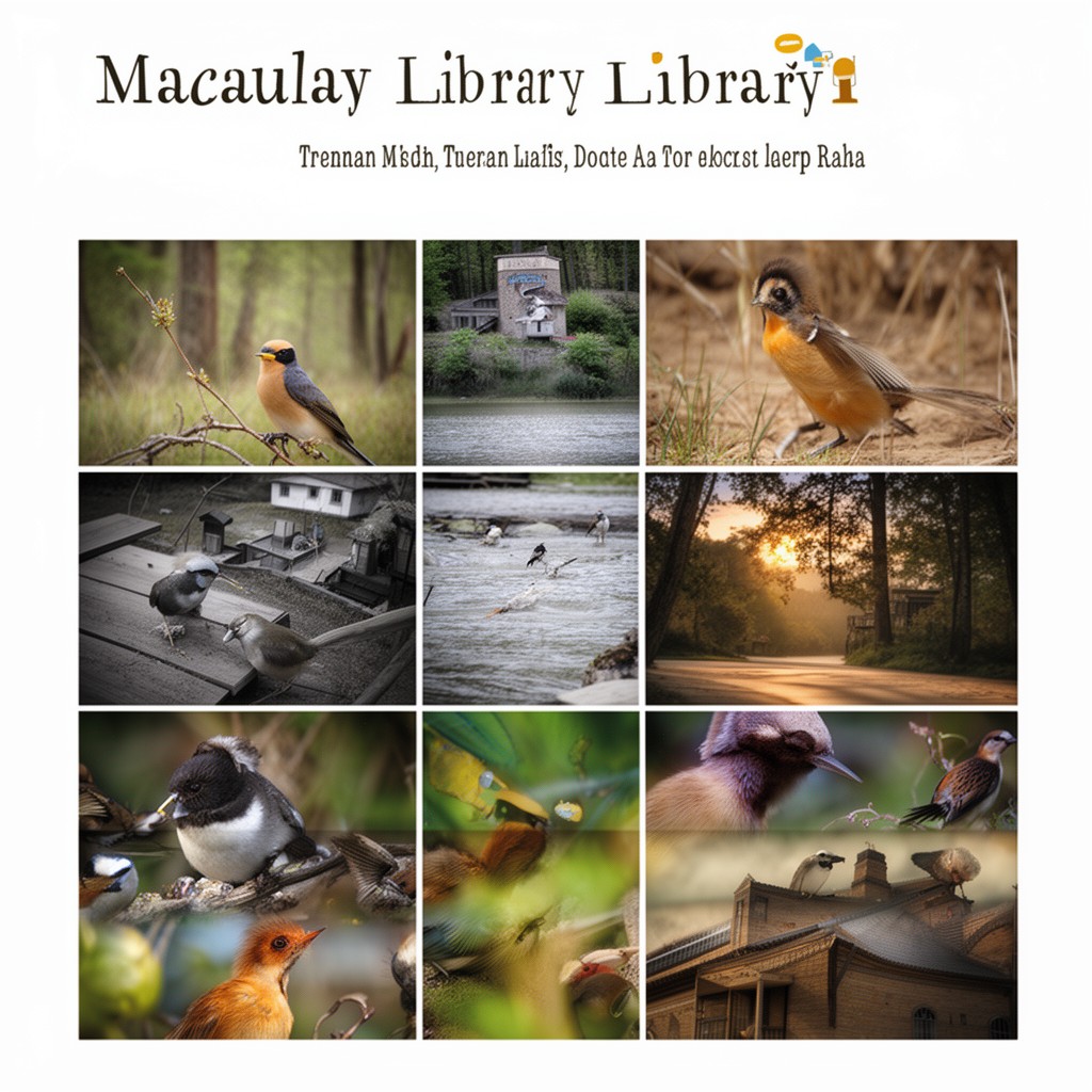 AI-generated illustration of Macaulay Library