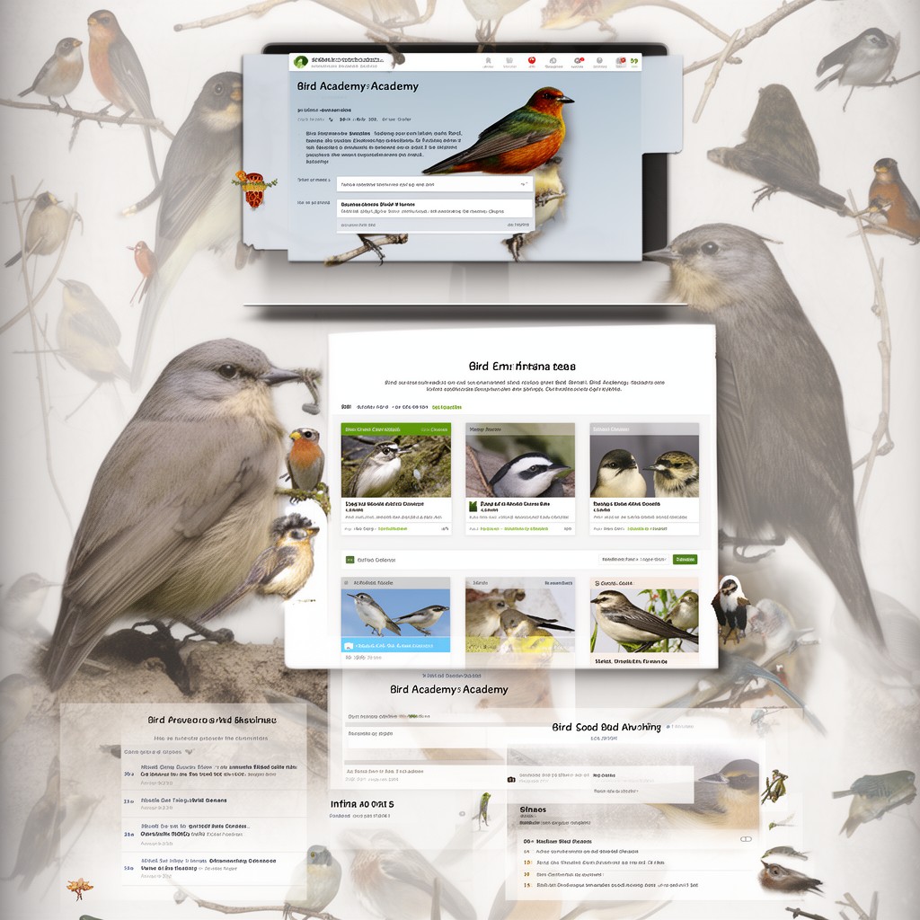 AI-generated illustration of Bird Academy