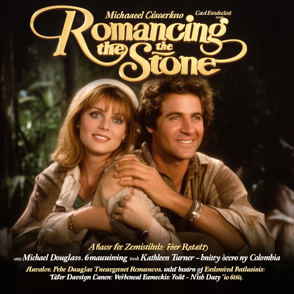 AI-generated illustration of Romancing the Stone