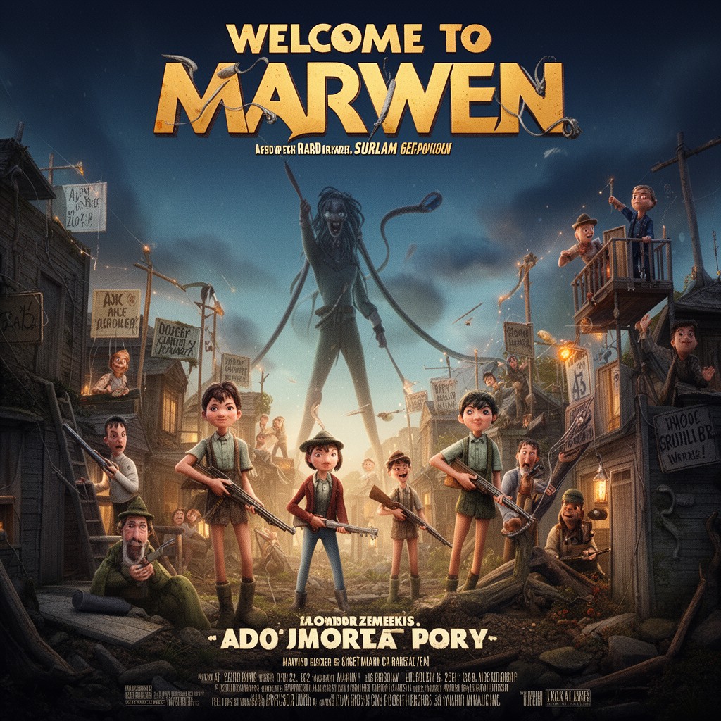 AI-generated illustration of Welcome to Marwen
