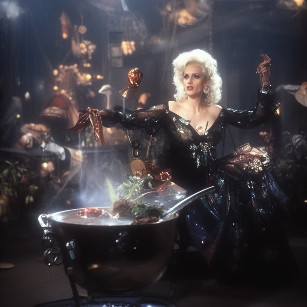 AI-generated illustration of Death Becomes Her