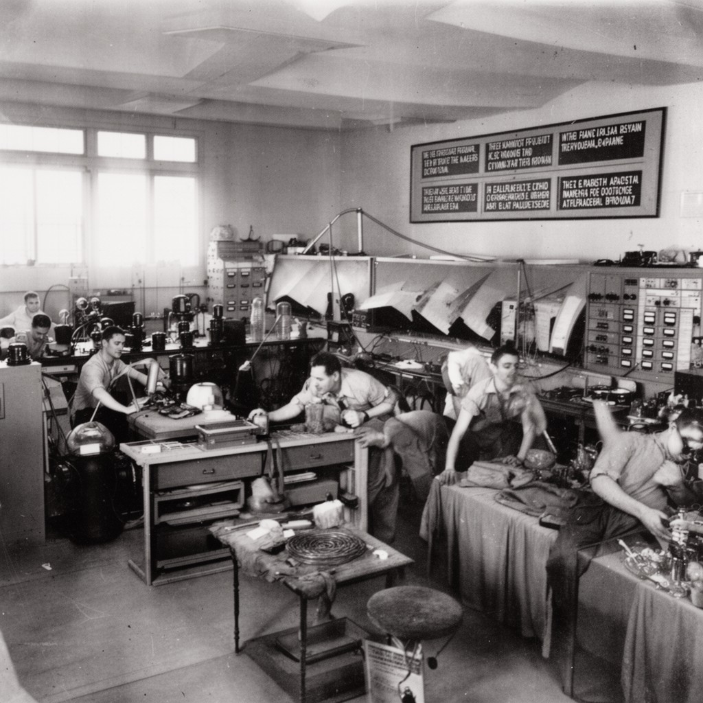 AI-generated illustration of Manhattan Project