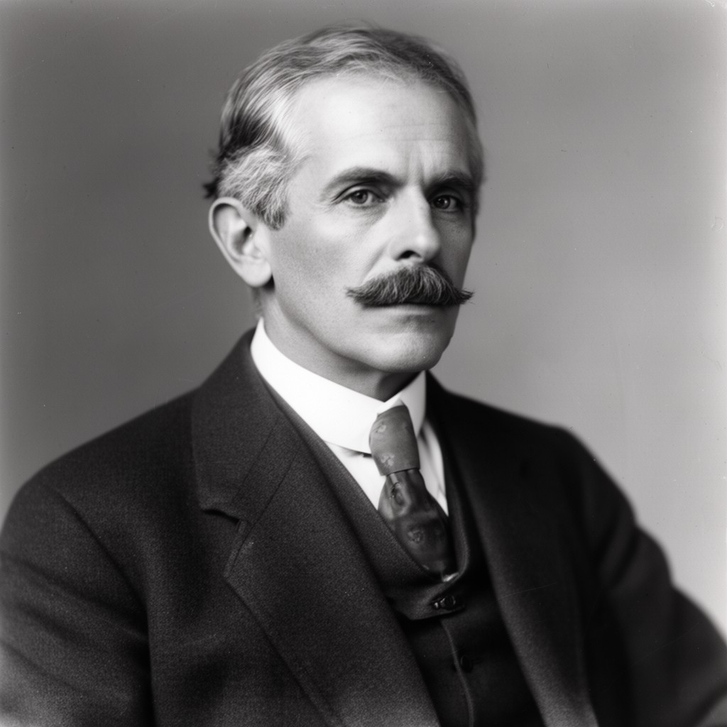 AI-generated illustration of Albert A. Michelson