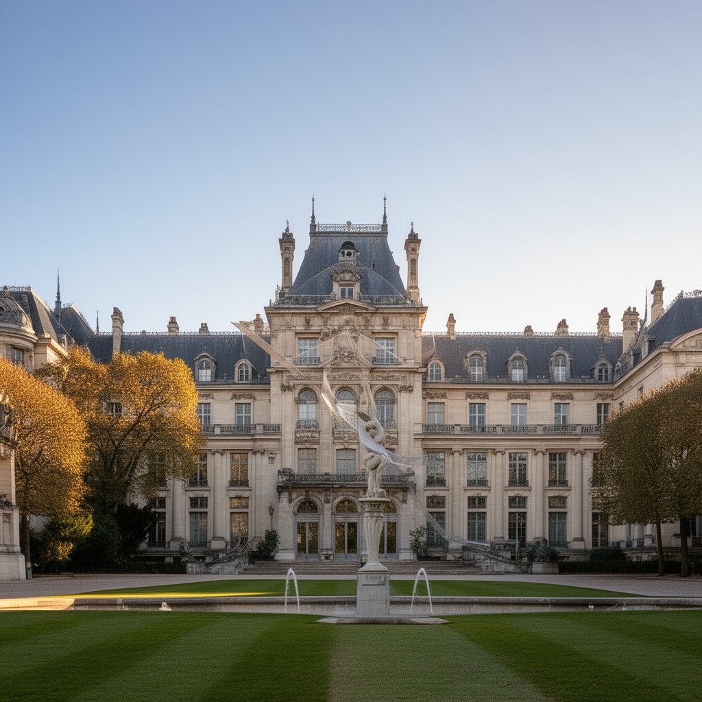 AI-generated illustration of Château de la Muette