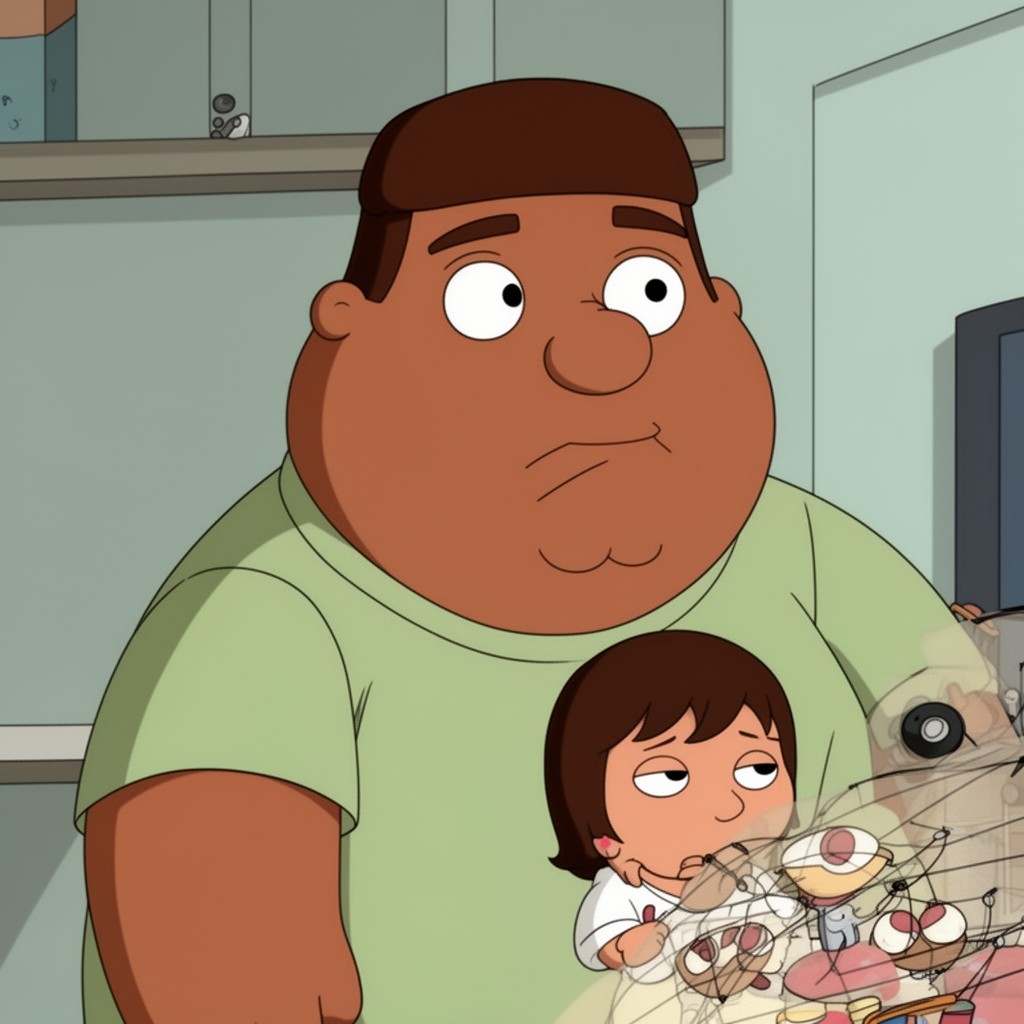 AI-generated illustration of Cleveland Brown Jr.