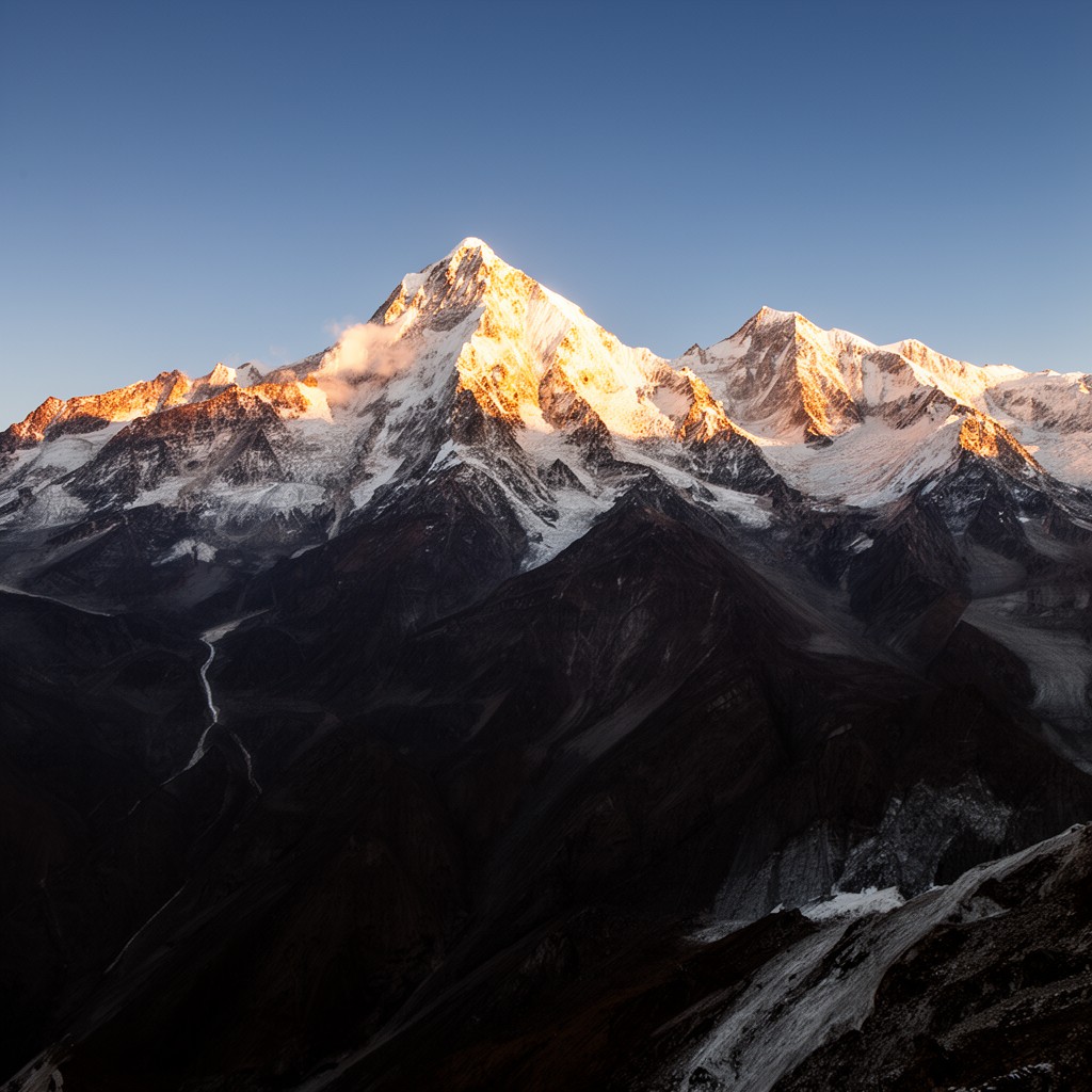 AI-generated illustration of Manaslu