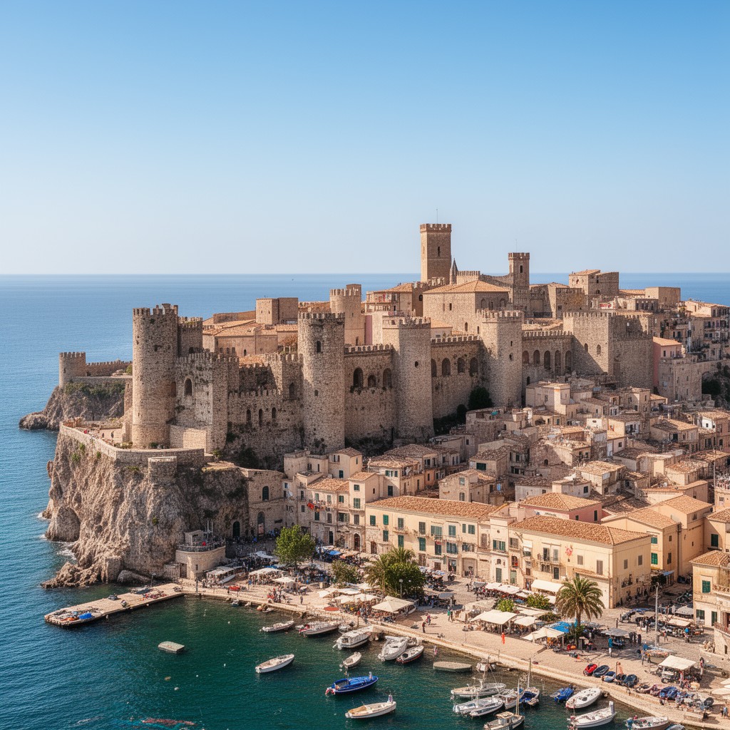 AI-generated illustration of Alghero