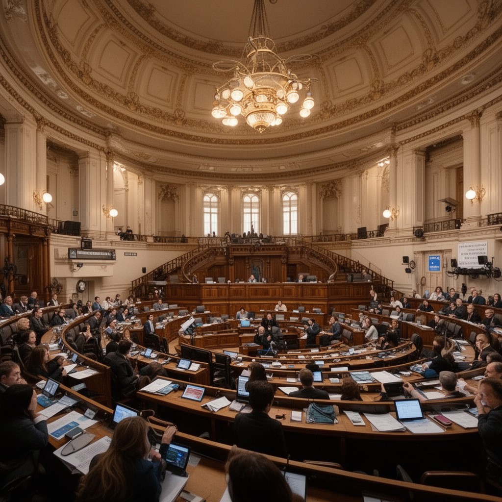 AI-generated illustration of Chamber of Deputies of Argentina