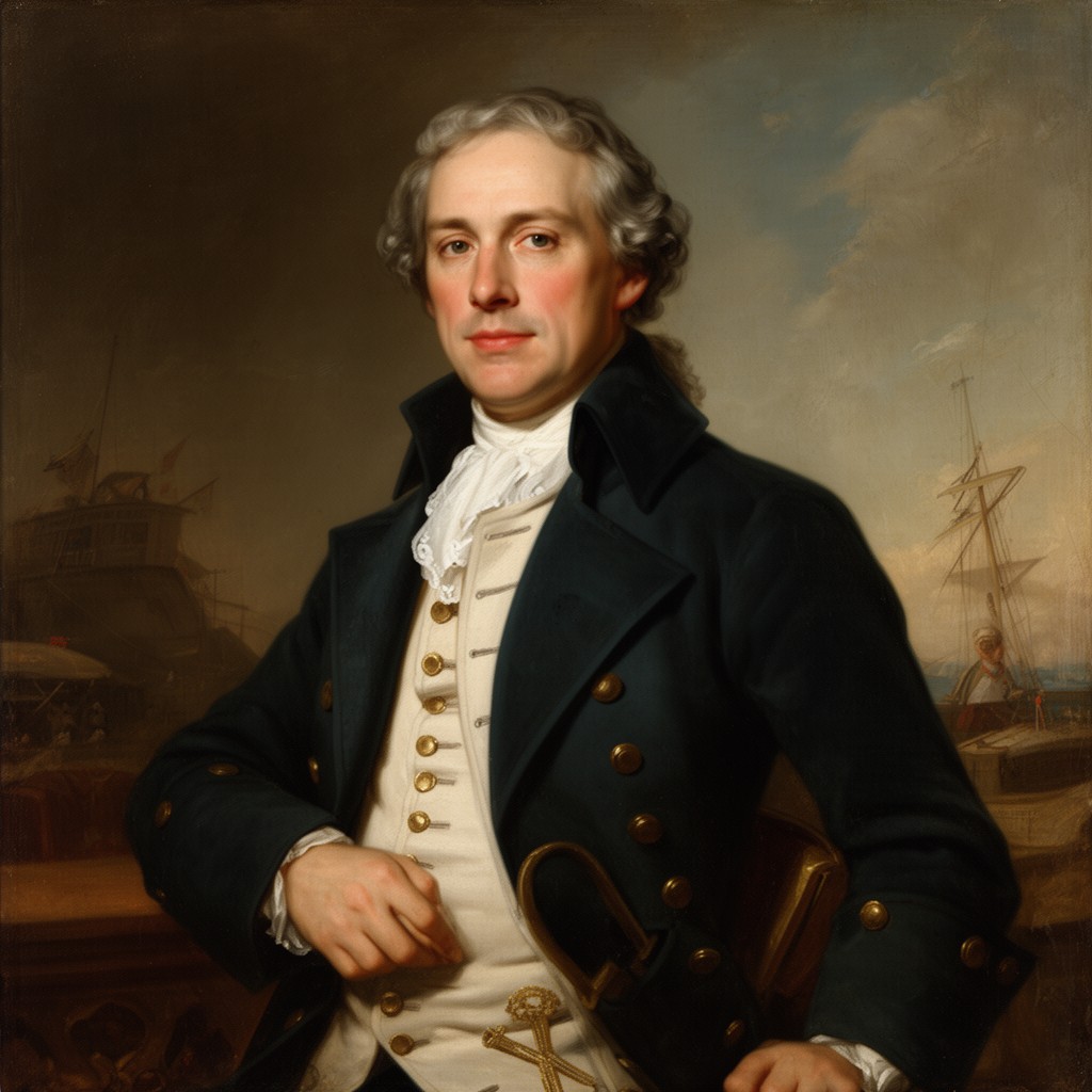 AI-generated illustration of Sir William Penn