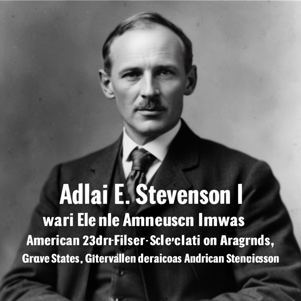 AI-generated illustration of Adlai E. Stevenson I