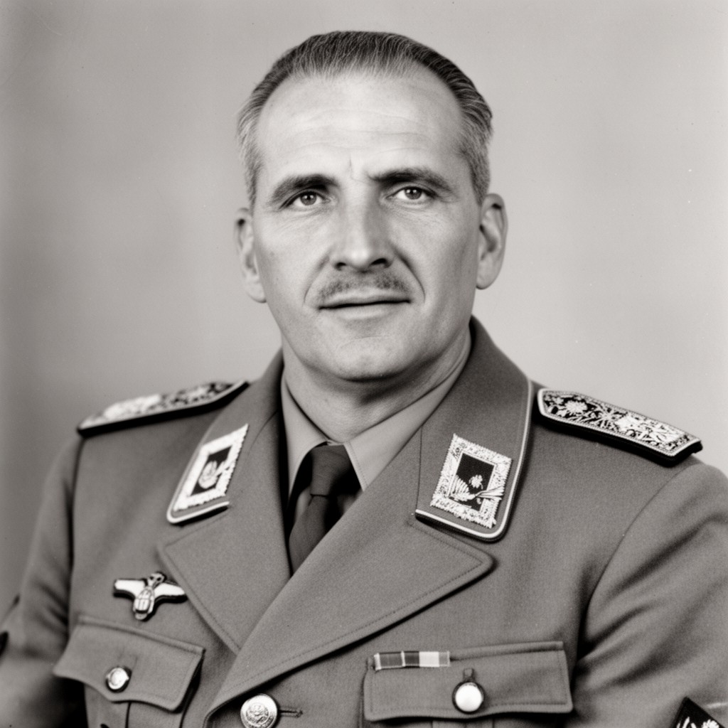 AI-generated illustration of Hans Jordan