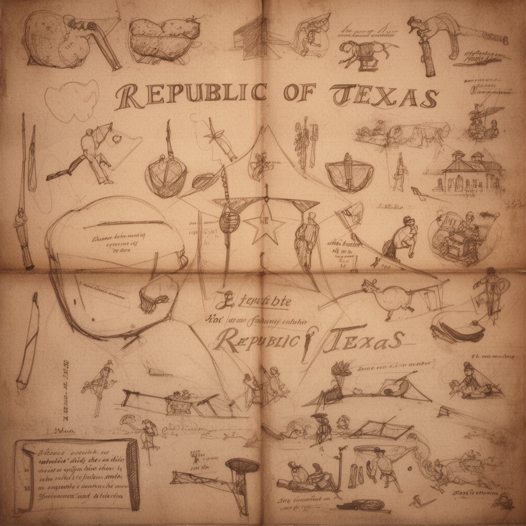 AI-generated illustration of Republic of Texas
