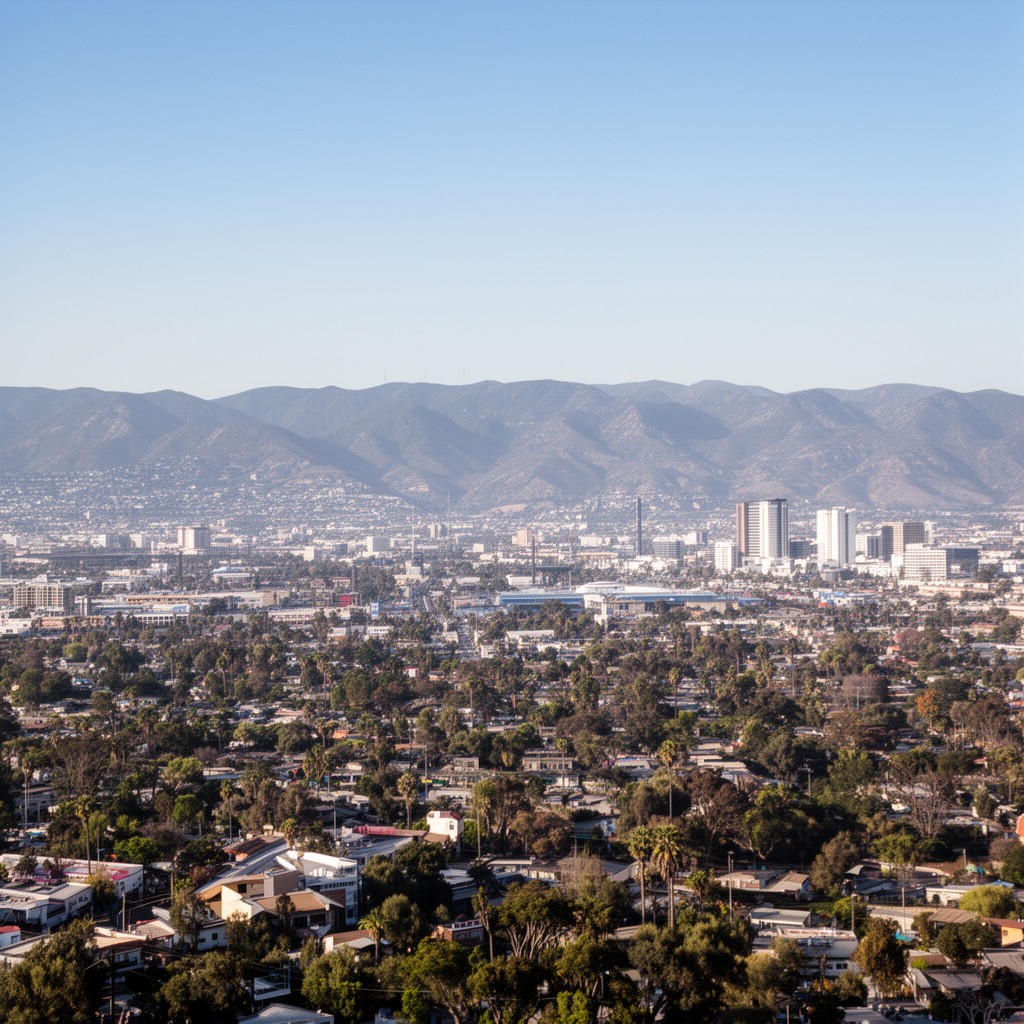 AI-generated illustration of San Bernardino