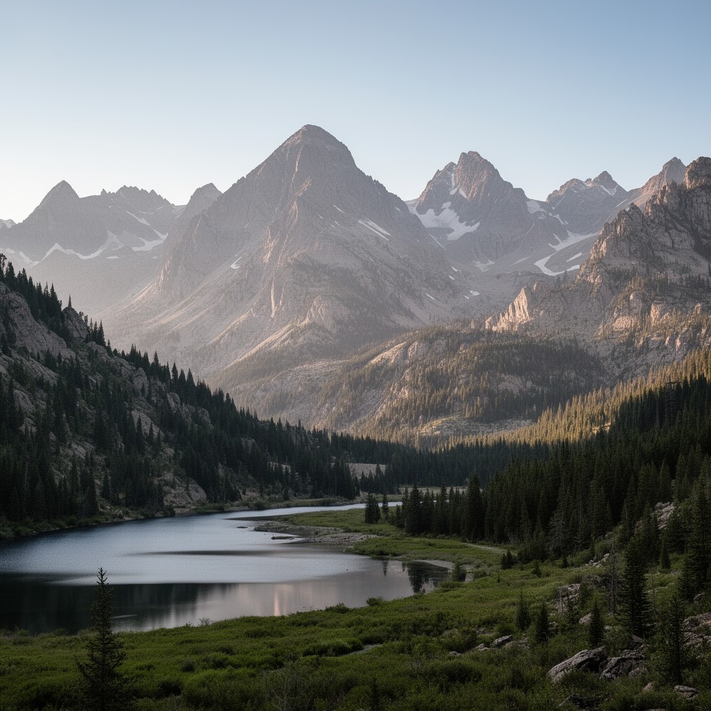 AI-generated illustration of Rocky Mountain National Park