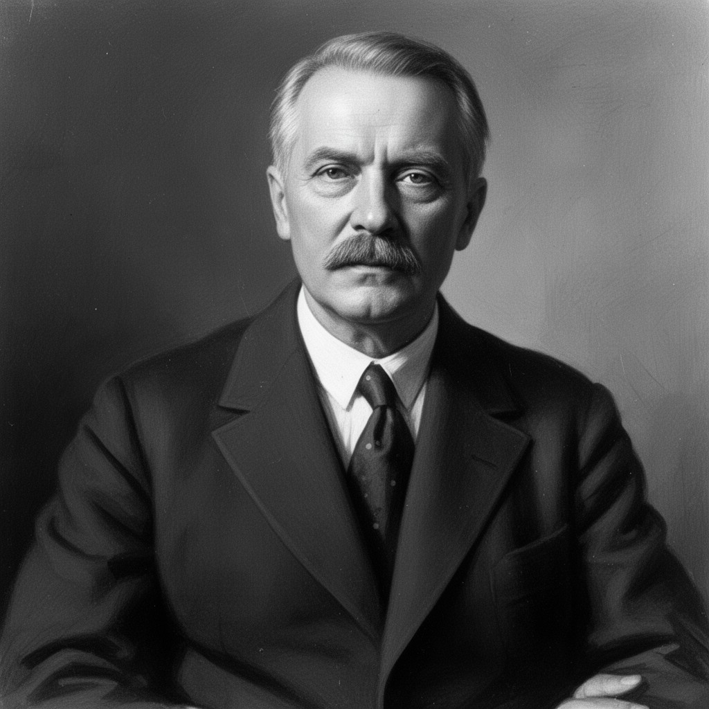 AI-generated illustration of Mikhail Kalinin