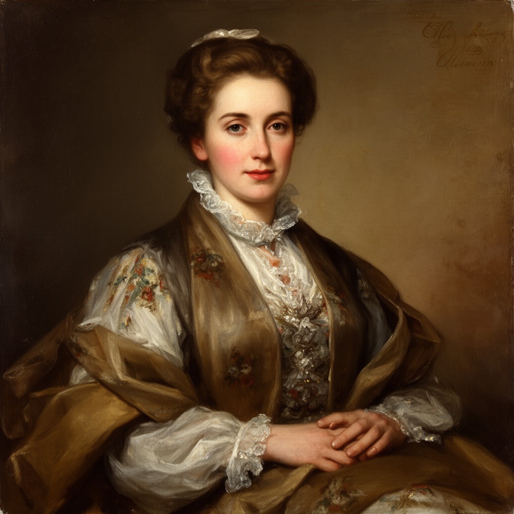 AI-generated illustration of Harriet Pitt