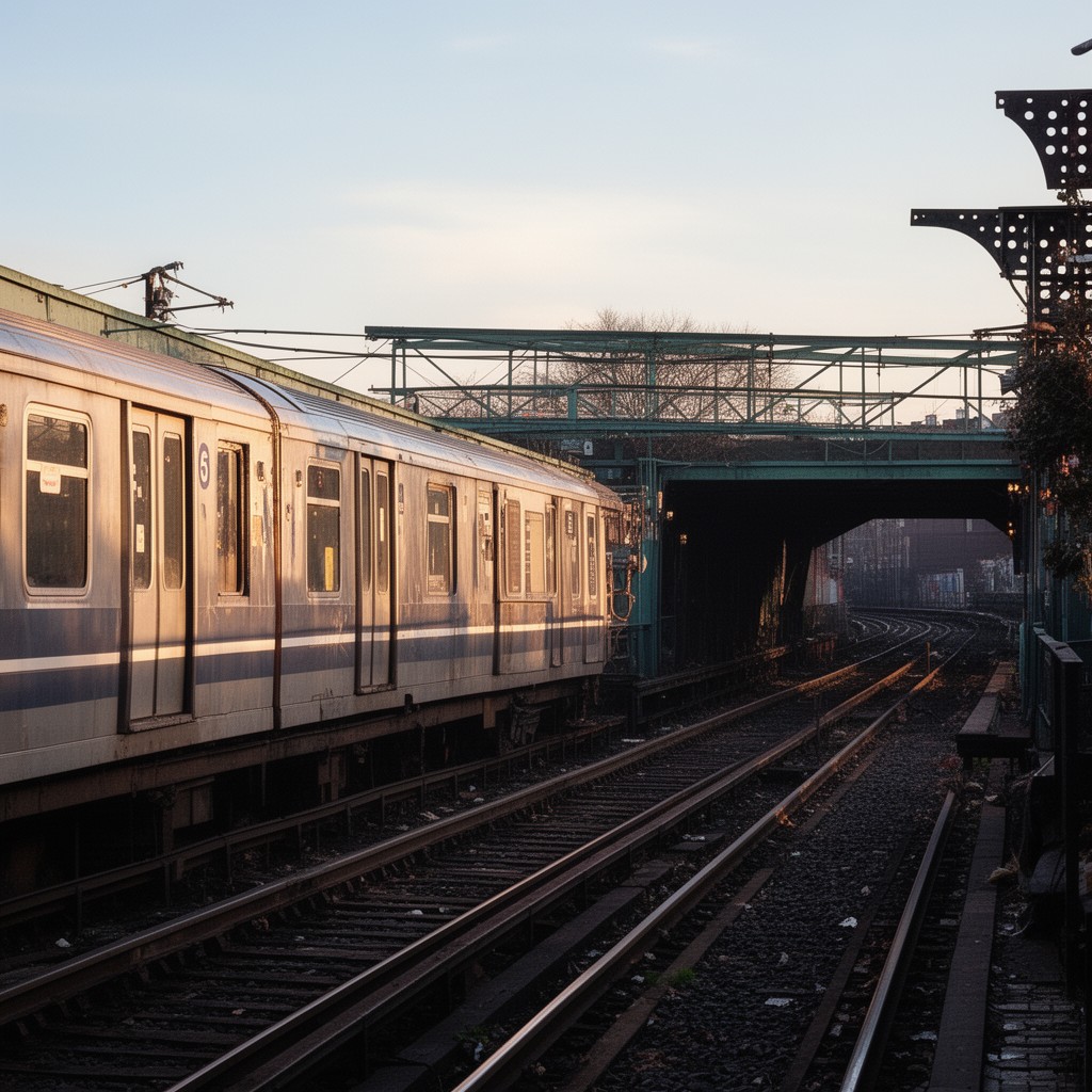 AI-generated illustration of Dyre Avenue Line