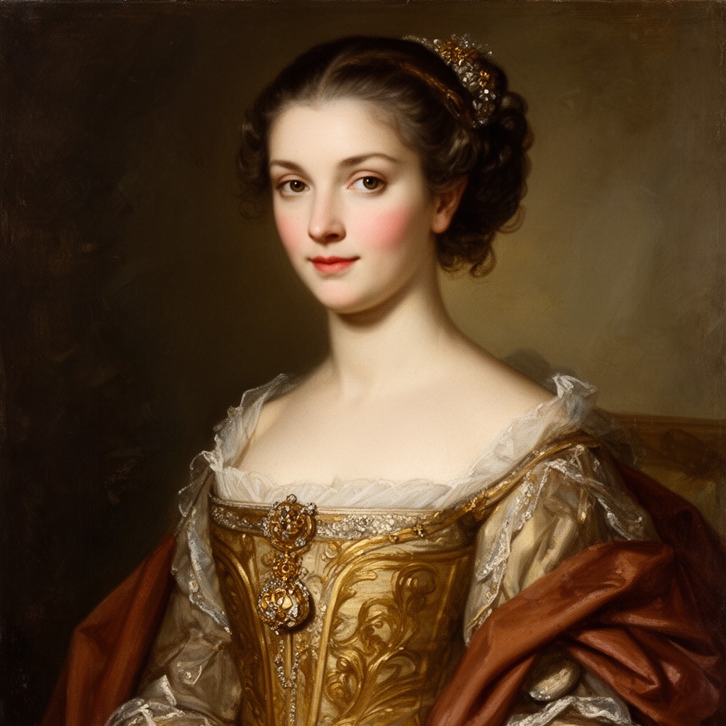 AI-generated illustration of Olympia Mancini