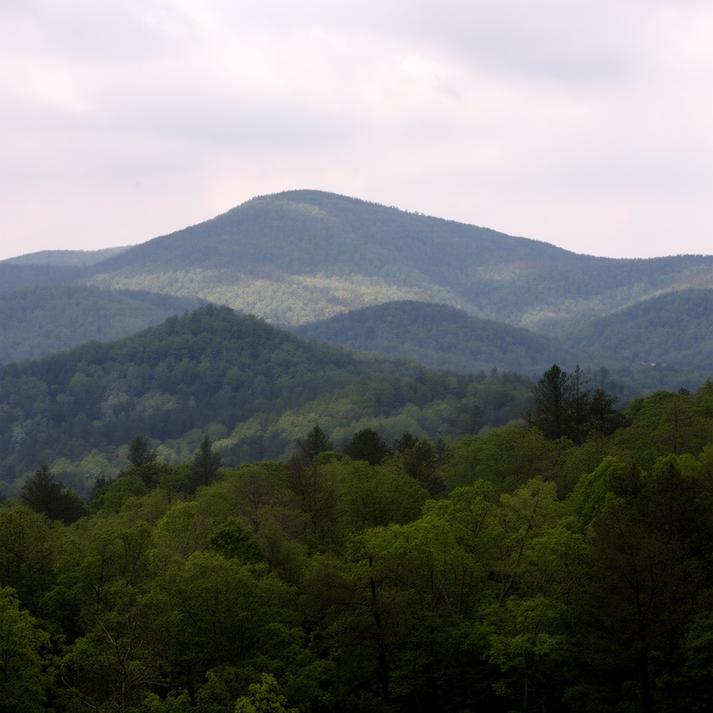 AI-generated illustration of Bull Run Mountains