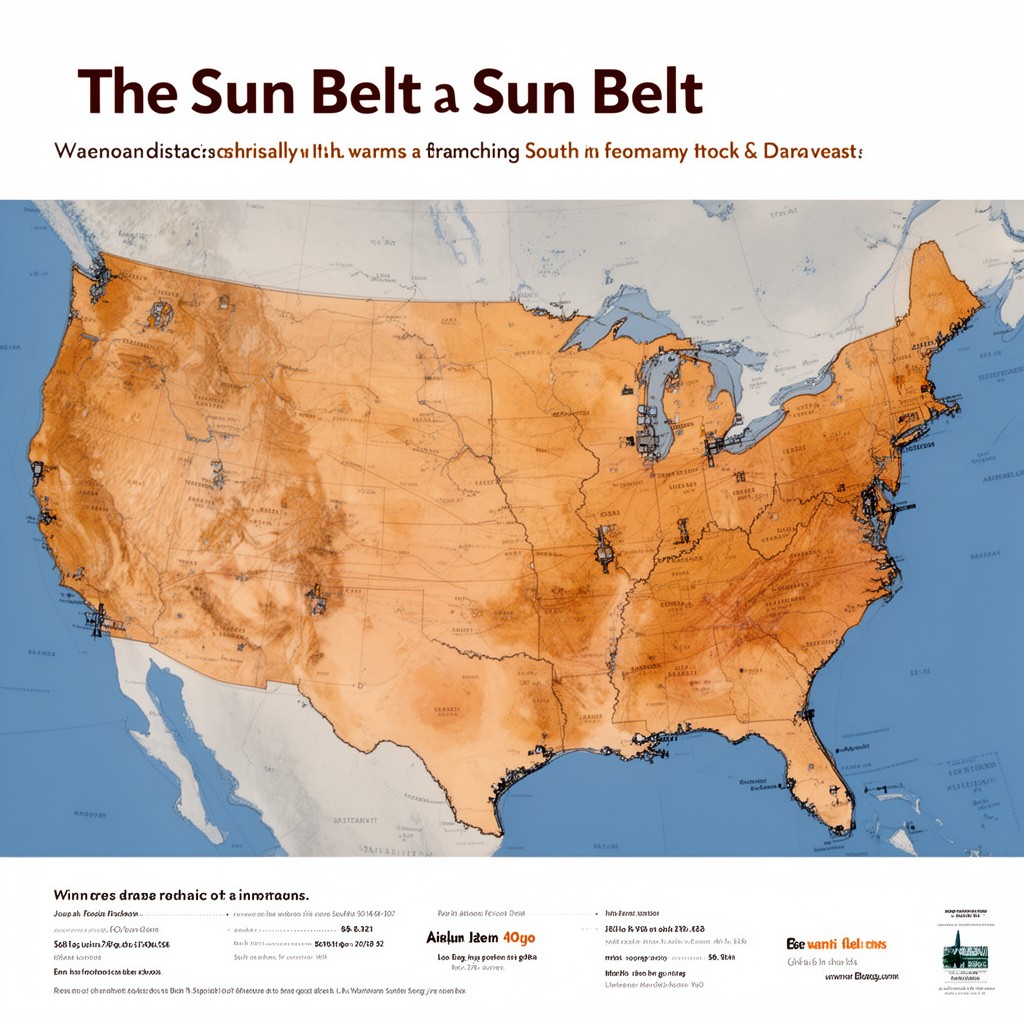 AI-generated illustration of Sun Belt