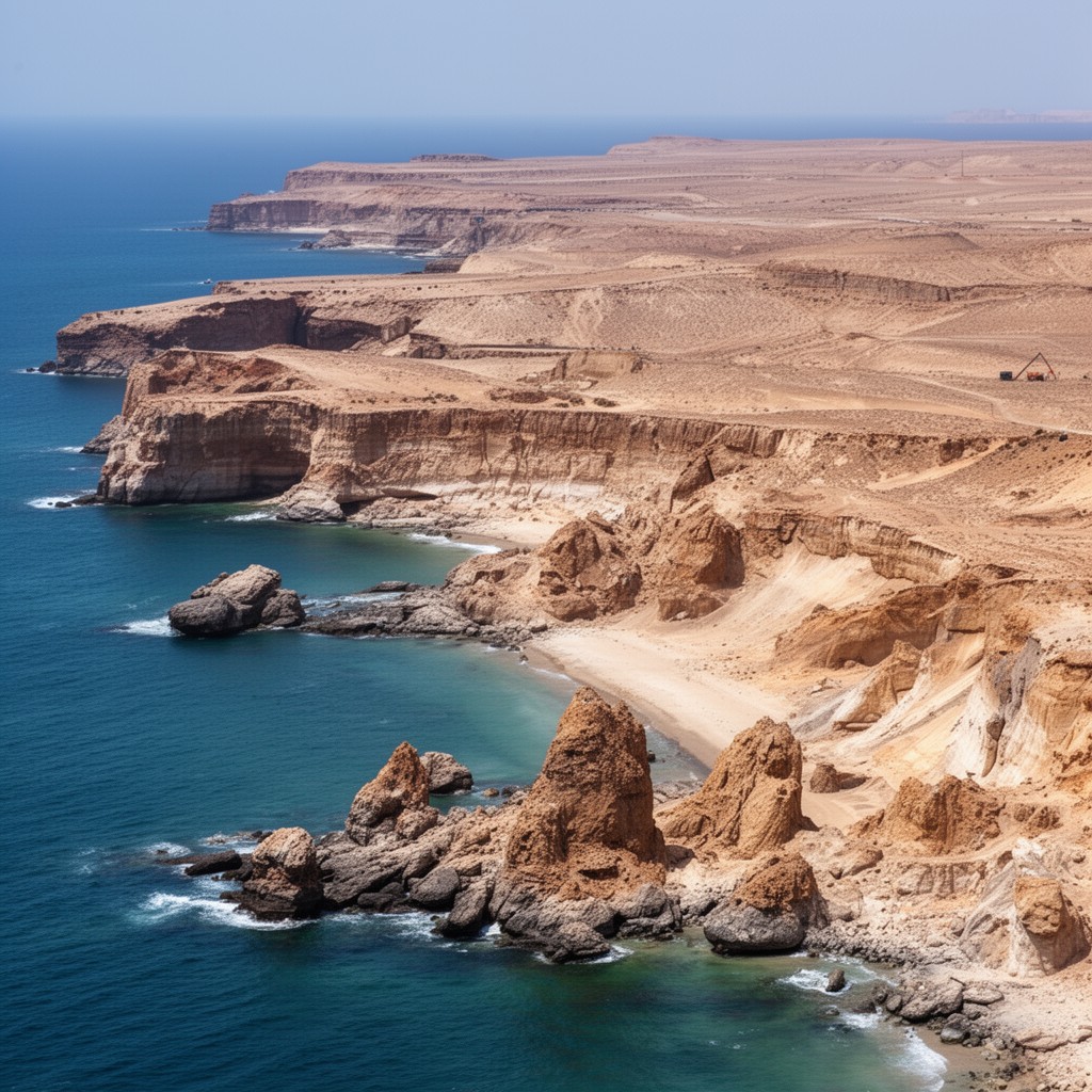 AI-generated illustration of Qeshm Island