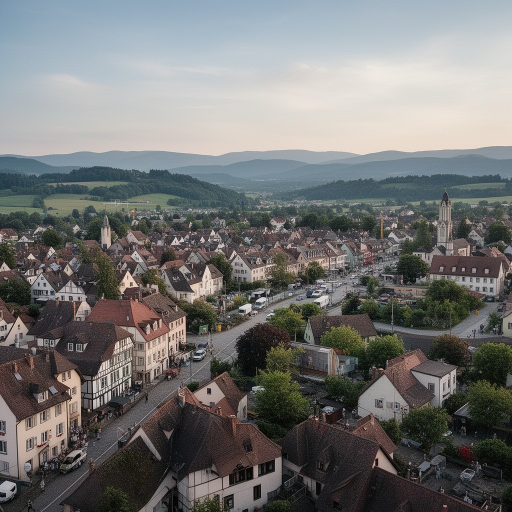 AI-generated illustration of Herzogenaurach, Germany