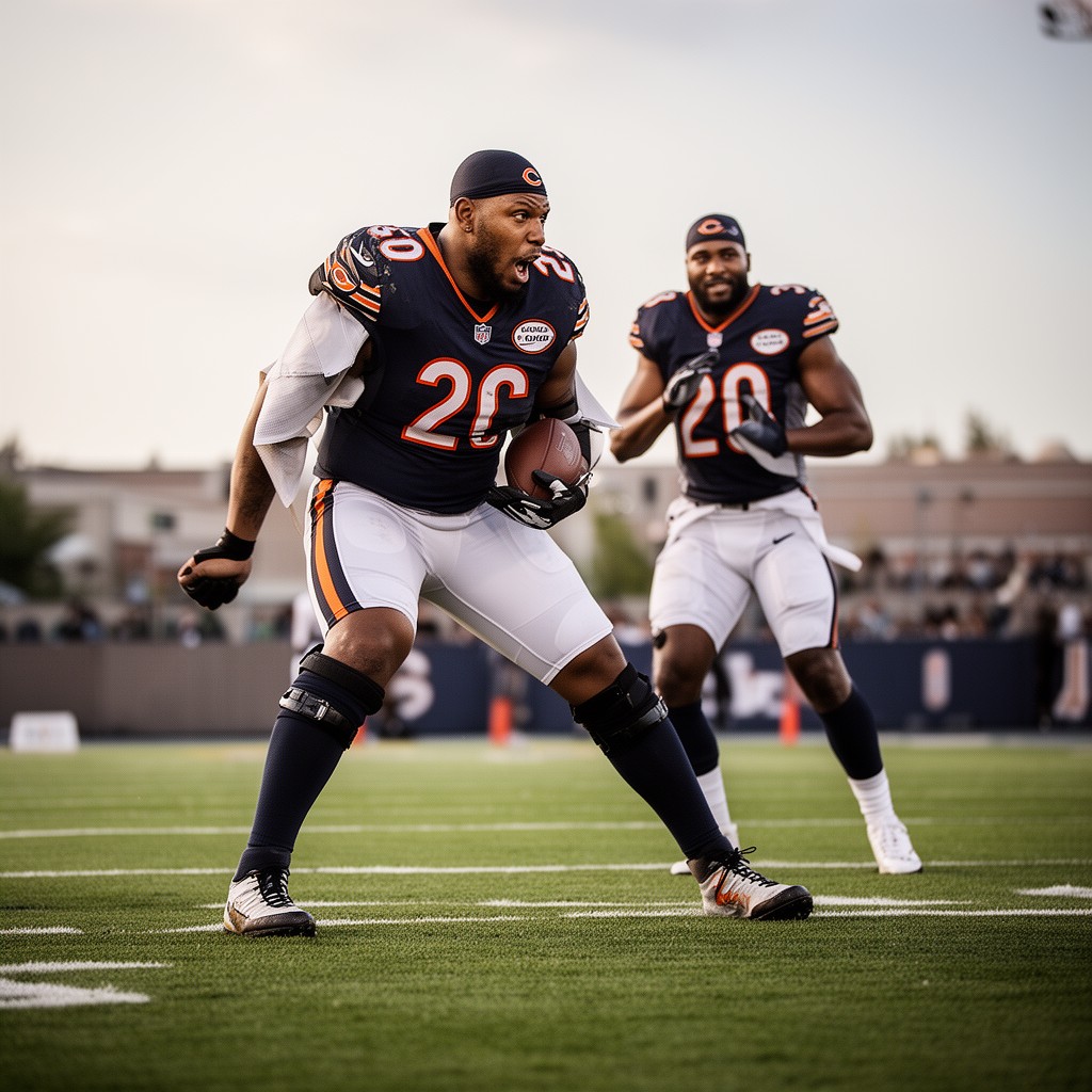 AI-generated illustration of Lance Briggs