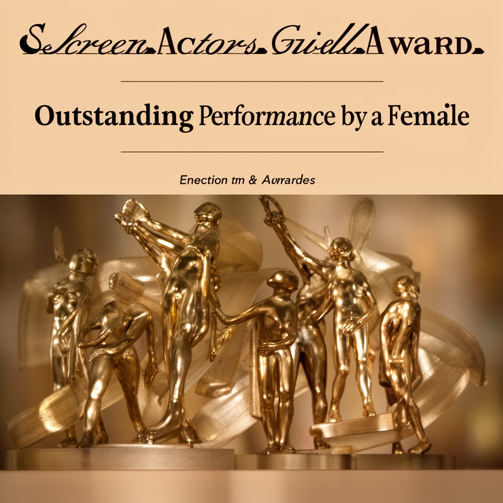AI-generated illustration of Screen Actors Guild Award for Outstanding Performance by a Female Actor in a Supporting Role