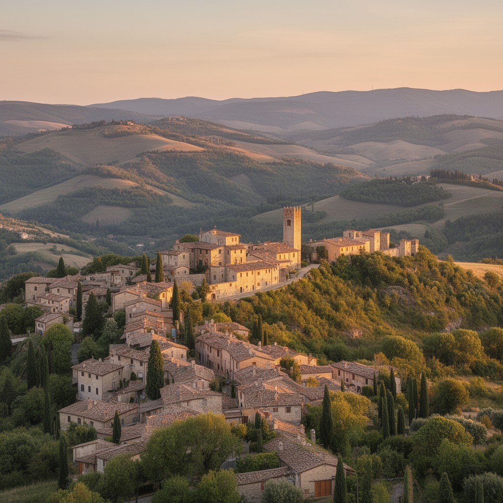 AI-generated illustration of Umbria